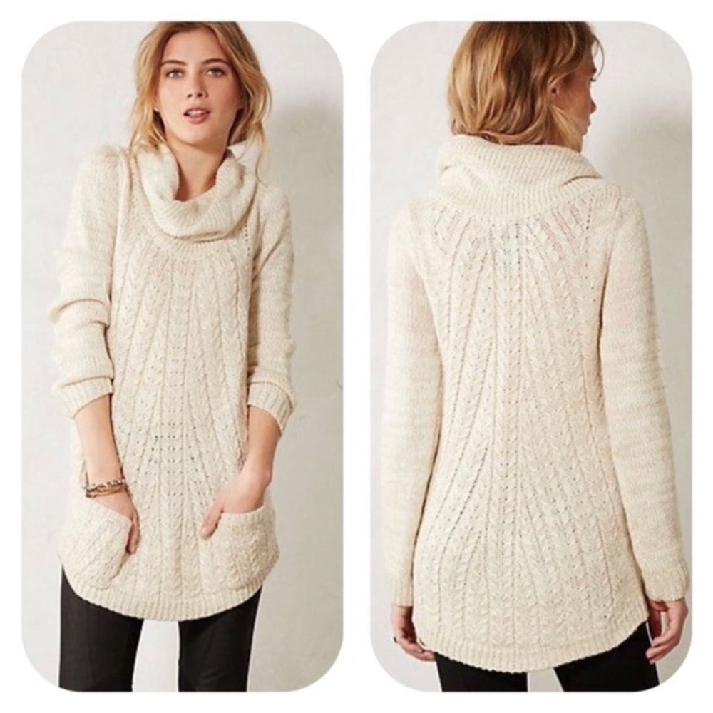 Anthropologie Guinevere Cowl neck sweater